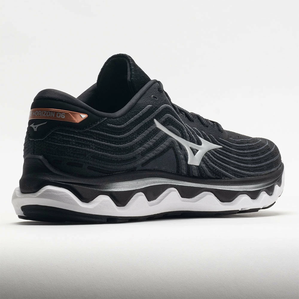 Running Shoes Mizuno Wave Horizon 6 Men's Black/Silver 8 Running Shoes Mizuno Wave Horizon 6 Men's Black/Silver