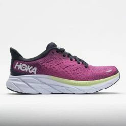 HOKA Clifton 8 Women's Blue Graphite/Ibis Rose Running Shoes