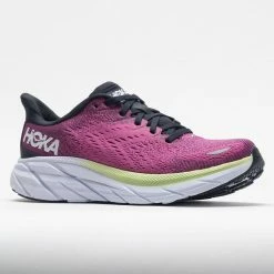 HOKA Clifton 8 Women's Blue Graphite/Ibis Rose Running Shoes