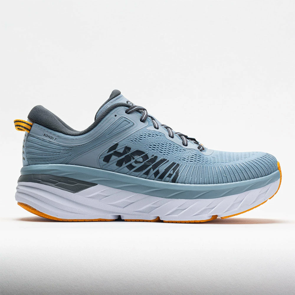 HOKA Bondi 7 Men's Blue Fog/Castlerock Running Shoes 3 HOKA Bondi 7 Men's Blue Fog/Castlerock Running Shoes