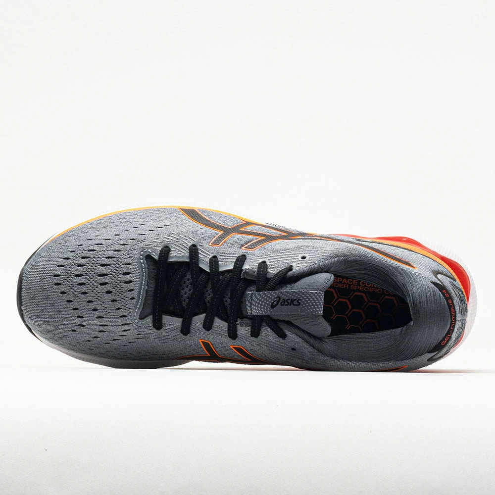 ASICS GEL-Nimbus 24 Men's Sheet Rock/Shocking Orange 5 ASICS GEL-Nimbus 24 Men's Sheet Rock/Shocking Orange