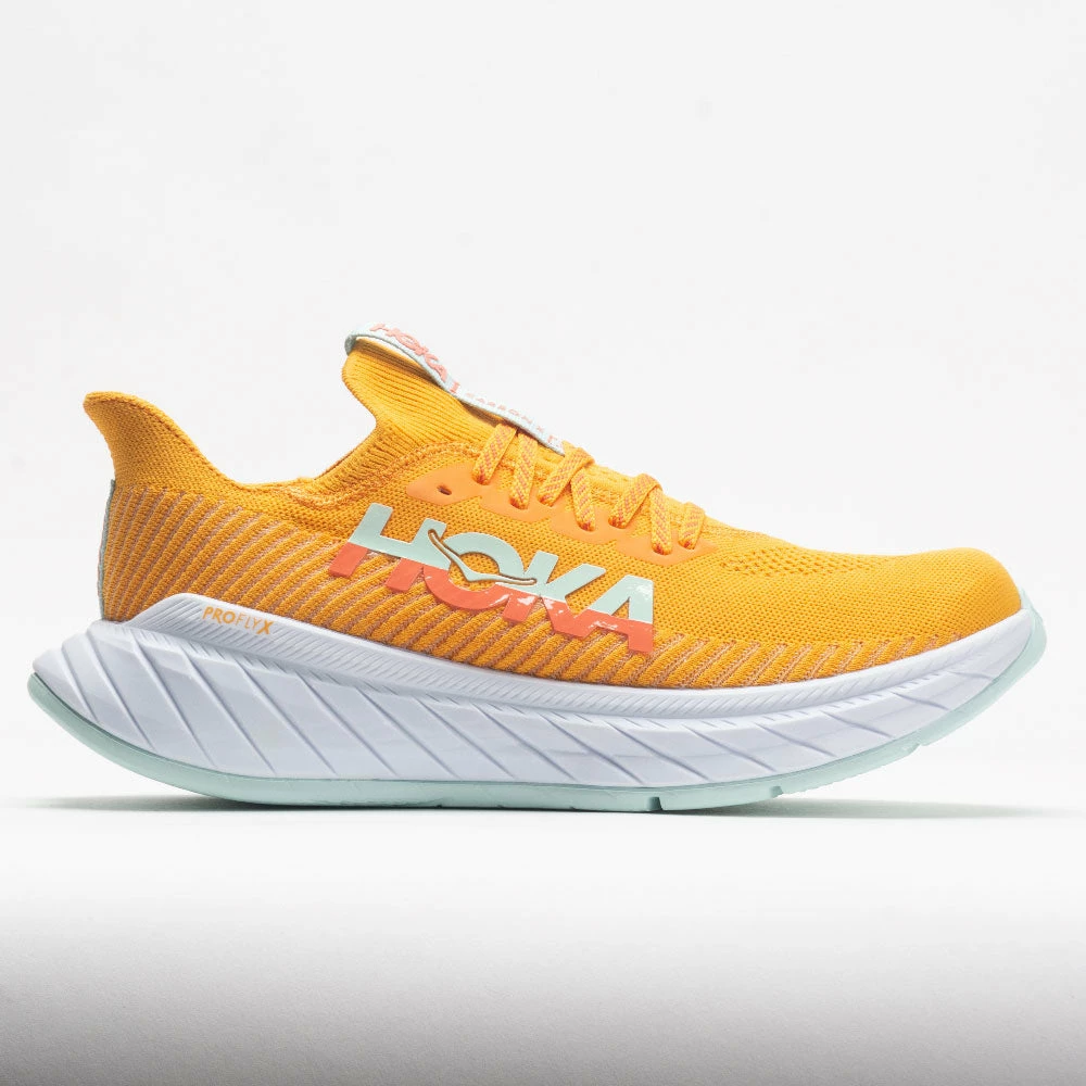 Running Shoes HOKA Carbon X 3 Men's Radiant Yellow/Camellia 3 Running Shoes HOKA Carbon X 3 Men's Radiant Yellow/Camellia