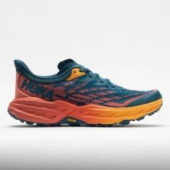 HOKA Speedgoat 5 Women's Blue Coral/Camellia Trail Running Shoes