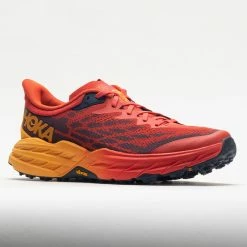 HOKA Speedgoat 5 Men's Fiesta/Radiant Yellow Trail Running Shoes 12 HOKA Speedgoat 5 Men's Fiesta/Radiant Yellow Trail Running Shoes