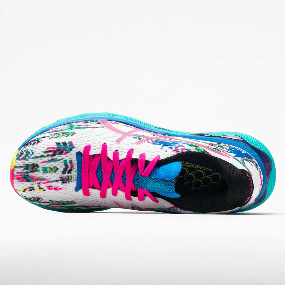 ASICS GEL-Nimbus 24 Women's White/Pink-Glo Color Injection 5 ASICS GEL-Nimbus 24 Women's White/Pink-Glo Color Injection