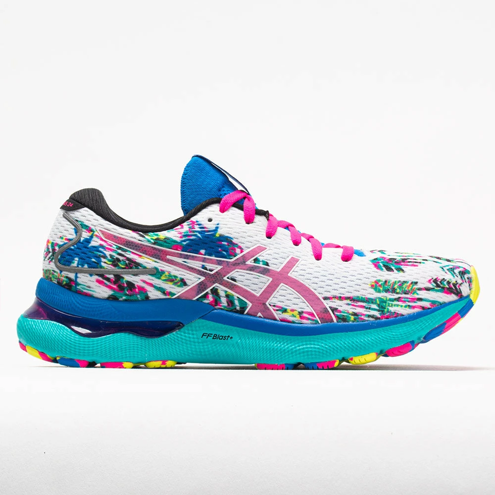 ASICS GEL-Nimbus 24 Women's White/Pink-Glo Color Injection 3 ASICS GEL-Nimbus 24 Women's White/Pink-Glo Color Injection