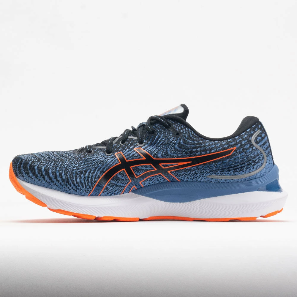 ASICS GEL-Cumulus 24 Men's Black/Shocking Orange 4 ASICS GEL-Cumulus 24 Men's Black/Shocking Orange