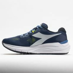 Running Shoes Diadora Mythos Blushield Vortice 7 Men'S Black Iris/White/Neon Yellow