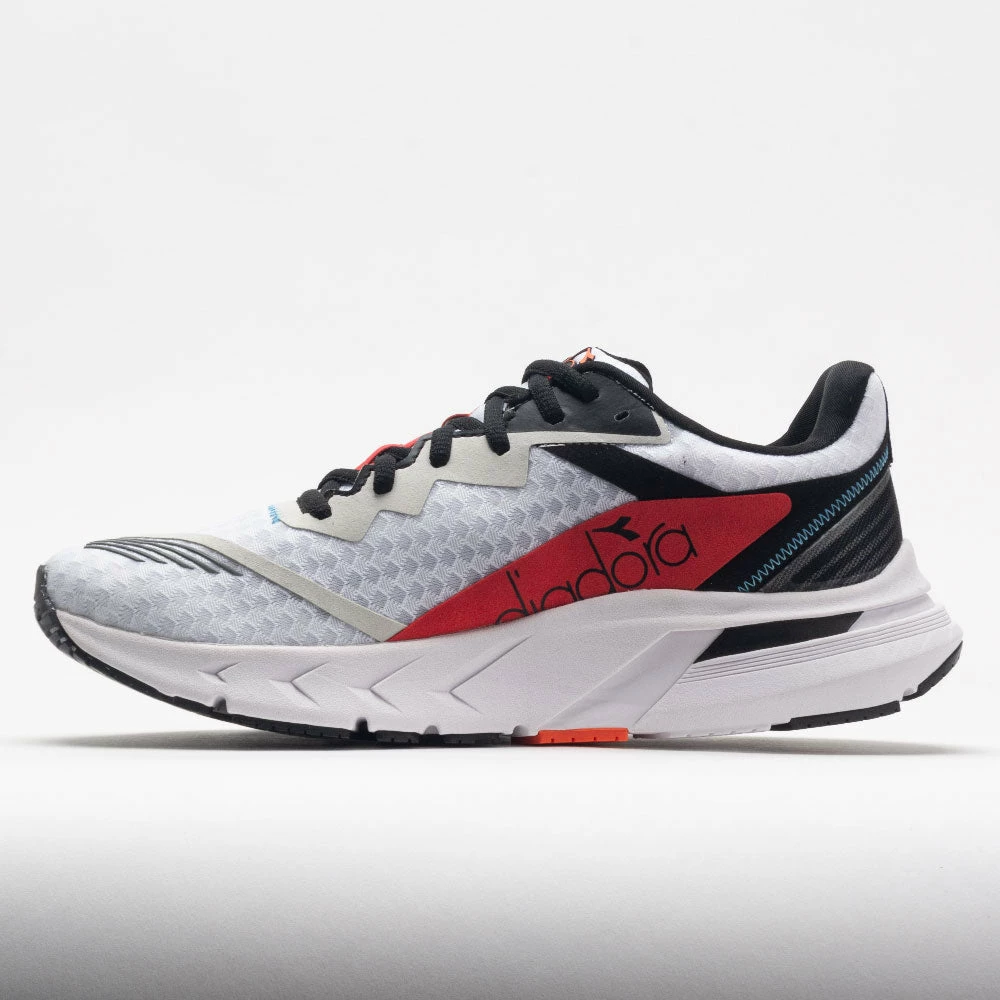 Diadora Mythos Blushield Volo 2 Men's White/Black/Vermillion Orange Running Shoes 4 Diadora Mythos Blushield Volo 2 Men's White/Black/Vermillion Orange Running Shoes