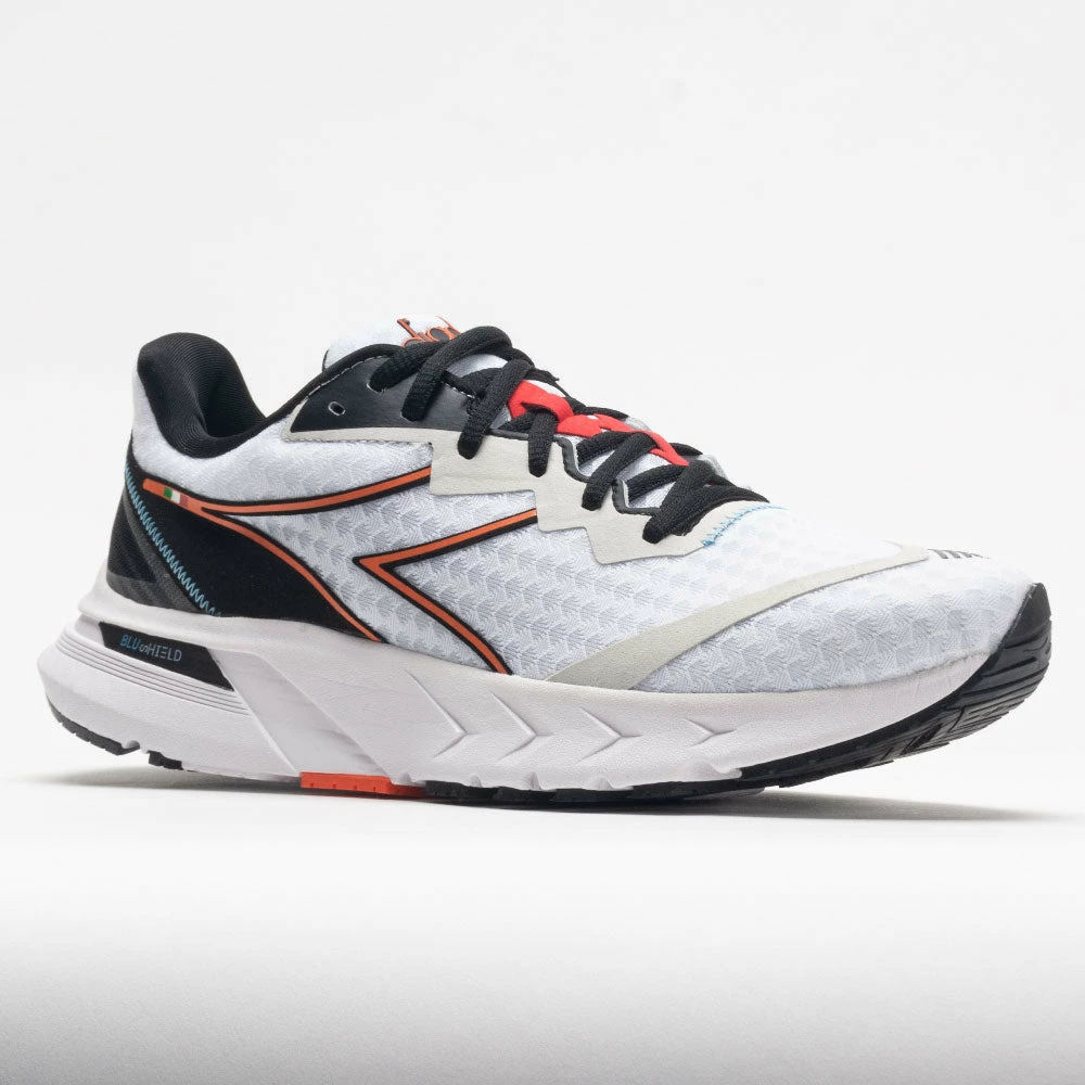 Diadora Mythos Blushield Volo 2 Men's White/Black/Vermillion Orange Running Shoes 7 Diadora Mythos Blushield Volo 2 Men's White/Black/Vermillion Orange Running Shoes