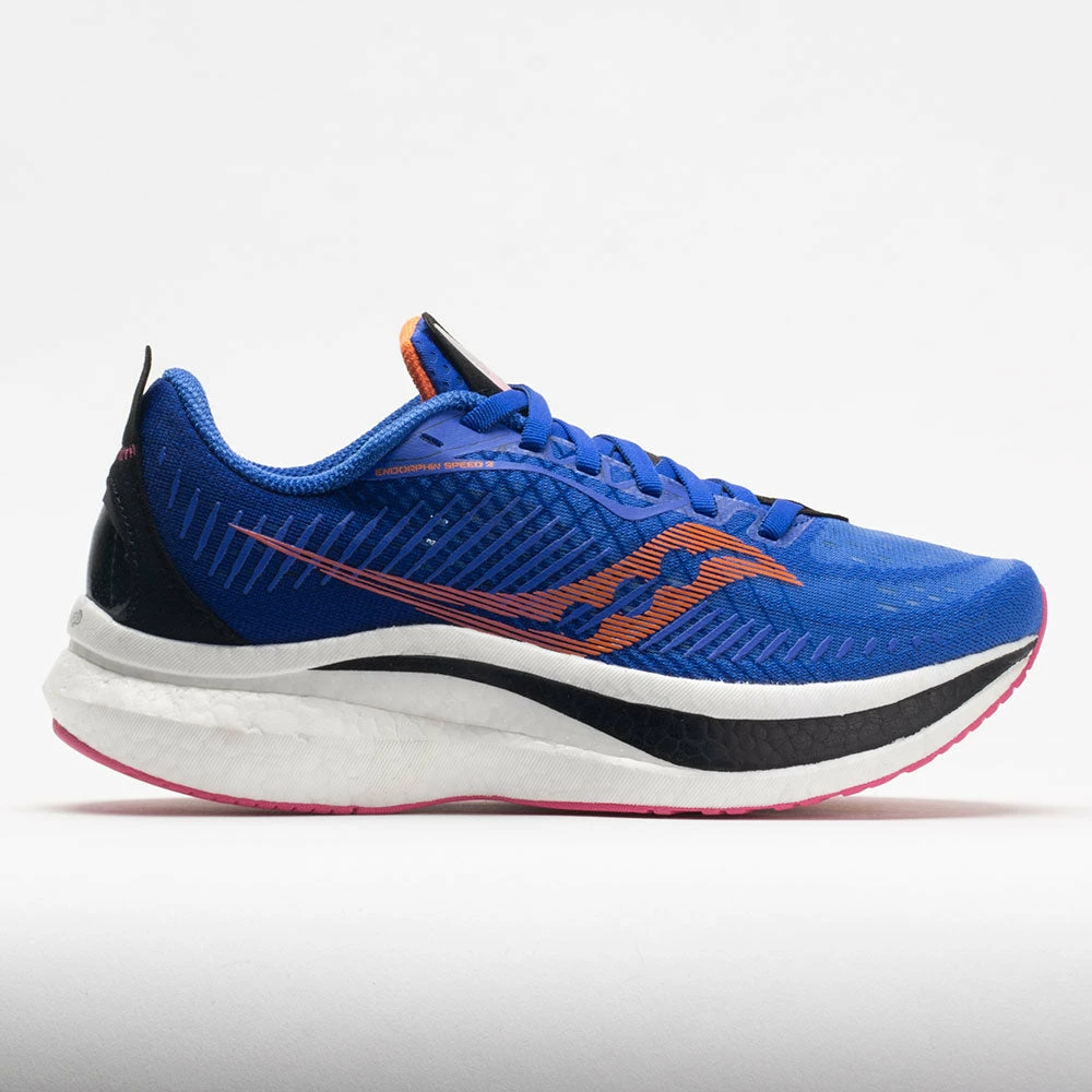 Saucony Endorphin Speed 2 Women's Blue Raz/Zest Running Shoes 3 Saucony Endorphin Speed 2 Women's Blue Raz/Zest Running Shoes