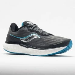 Saucony Triumph 19 Men's Shadow/Topaz Running Shoes 12 Saucony Triumph 19 Men's Shadow/Topaz Running Shoes