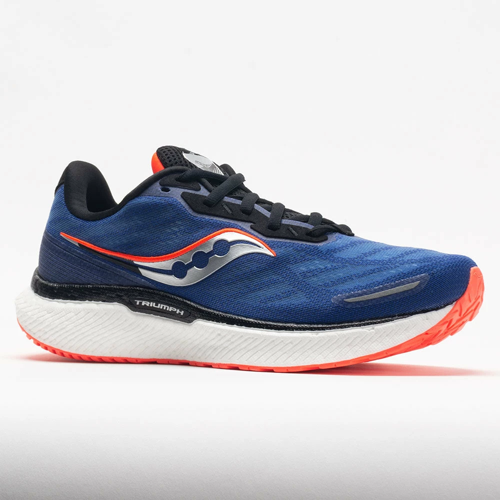 Running Shoes Saucony Triumph 19 Men's Sapphire/VIZI Red 7 Running Shoes Saucony Triumph 19 Men's Sapphire/VIZI Red
