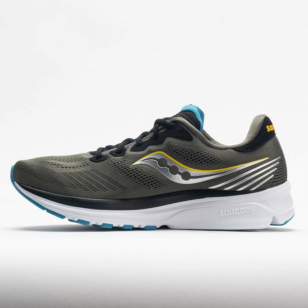 Saucony Ride 14 Men's Rockface/Topaz Running Shoes 4 Saucony Ride 14 Men's Rockface/Topaz Running Shoes