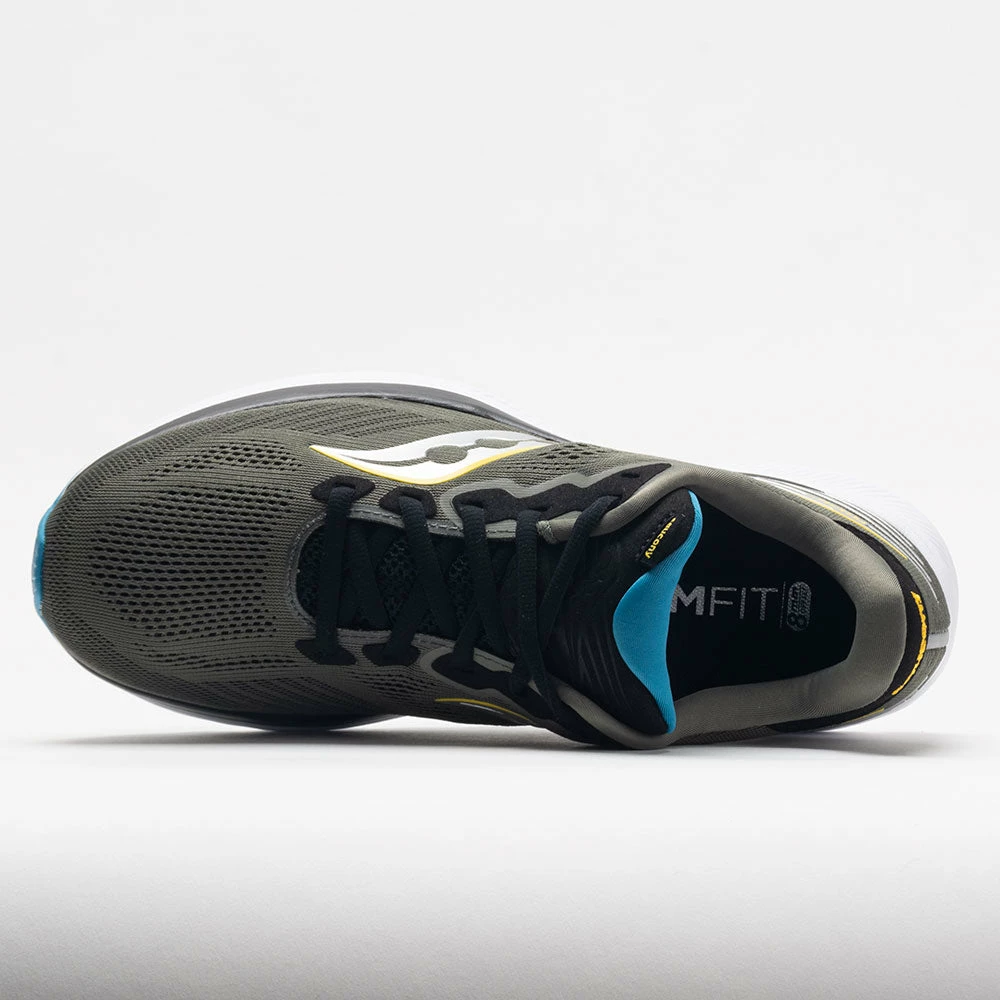 Saucony Ride 14 Men's Rockface/Topaz Running Shoes 5 Saucony Ride 14 Men's Rockface/Topaz Running Shoes