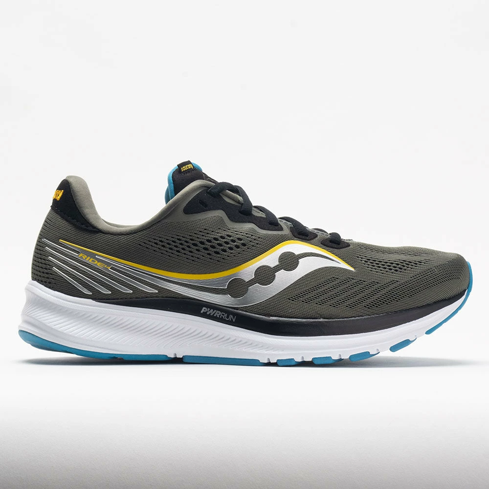 Saucony Ride 14 Men's Rockface/Topaz Running Shoes 3 Saucony Ride 14 Men's Rockface/Topaz Running Shoes