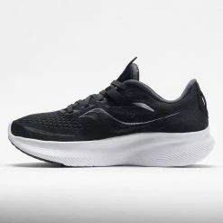 Running Shoes Saucony Ride 15 Men's Black/White 9 Running Shoes Saucony Ride 15 Men's Black/White