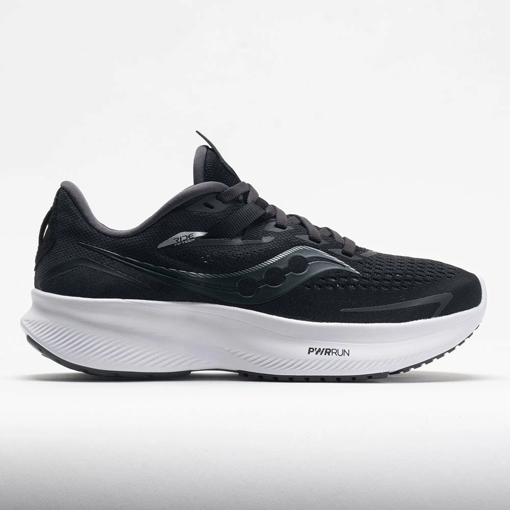 Running Shoes Saucony Ride 15 Men's Black/White 3 Running Shoes Saucony Ride 15 Men's Black/White