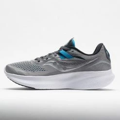 Running Shoes Saucony Ride 15 Men's Alloy/Topaz 9 Running Shoes Saucony Ride 15 Men's Alloy/Topaz