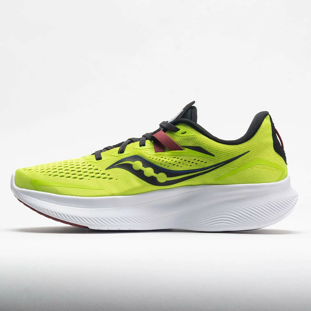 Running Shoes Saucony Ride 15 Men's Acid Lime/Spice 4 Running Shoes Saucony Ride 15 Men's Acid Lime/Spice