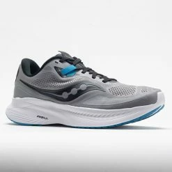 Running Shoes Saucony Guide 15 Men's Alloy/Topaz 12 Running Shoes Saucony Guide 15 Men's Alloy/Topaz
