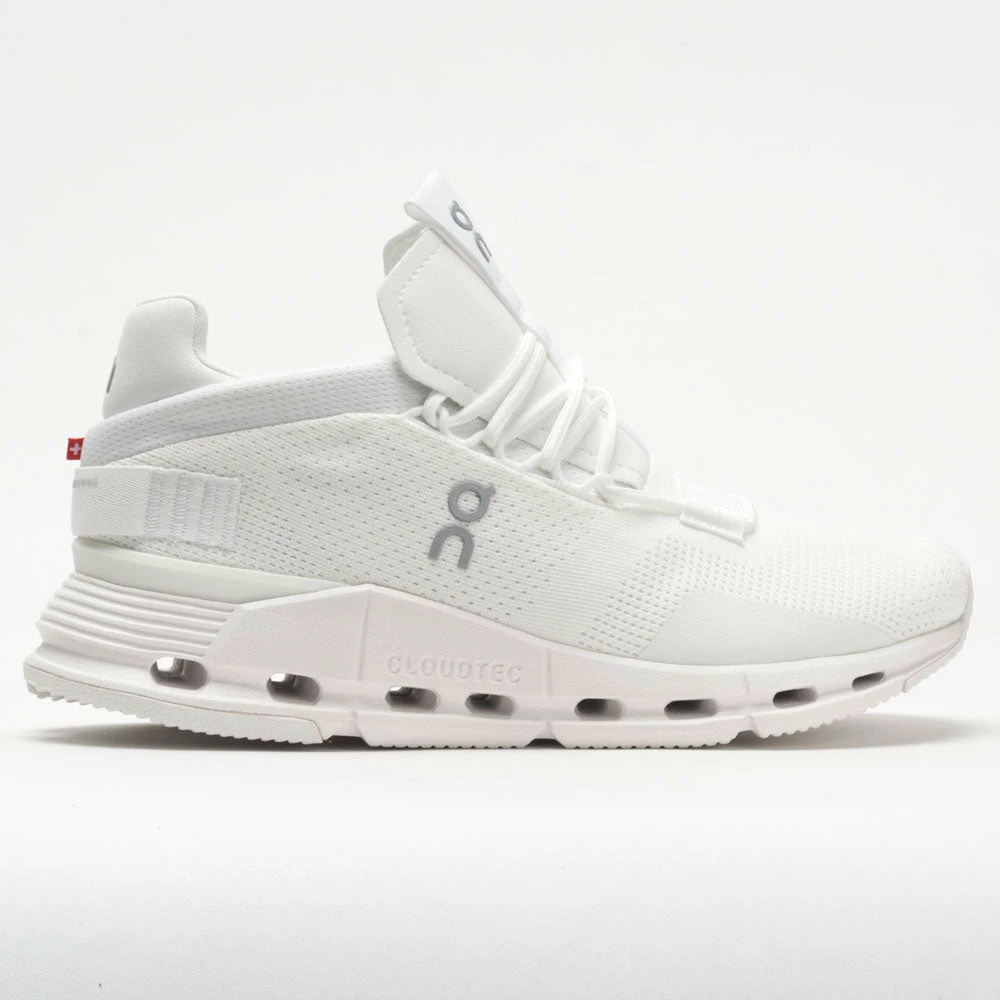 On Running Lifestyle Sneakers On Cloudnova Men's All White 3 On Running Lifestyle Sneakers On Cloudnova Men's All White