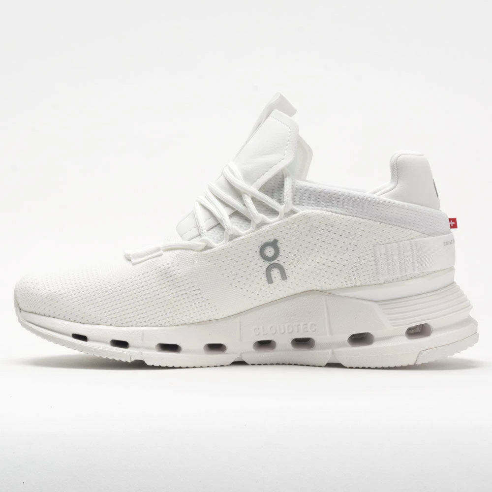 On Running Lifestyle Sneakers On Cloudnova Women's All White 4 On Running Lifestyle Sneakers On Cloudnova Women's All White