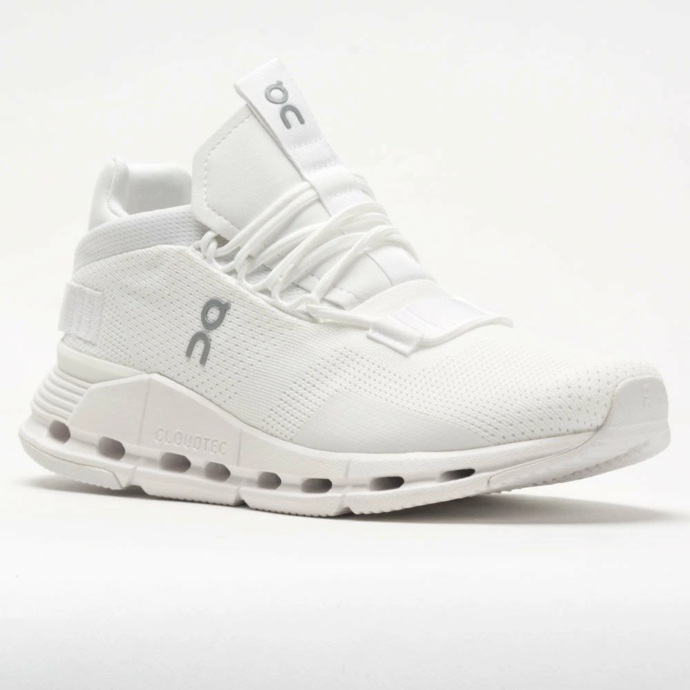 On Running Lifestyle Sneakers On Cloudnova Women's All White 7 On Running Lifestyle Sneakers On Cloudnova Women's All White