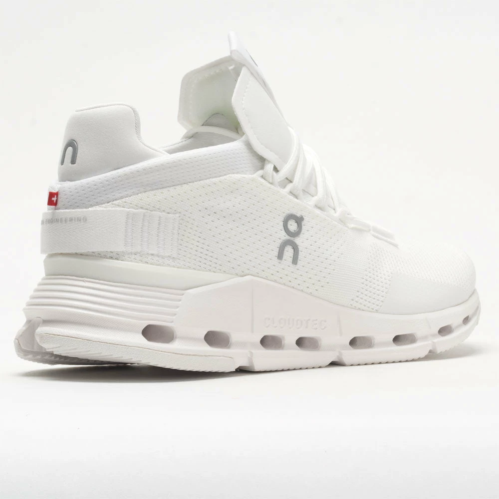On Running Lifestyle Sneakers On Cloudnova Women's All White 8 On Running Lifestyle Sneakers On Cloudnova Women's All White