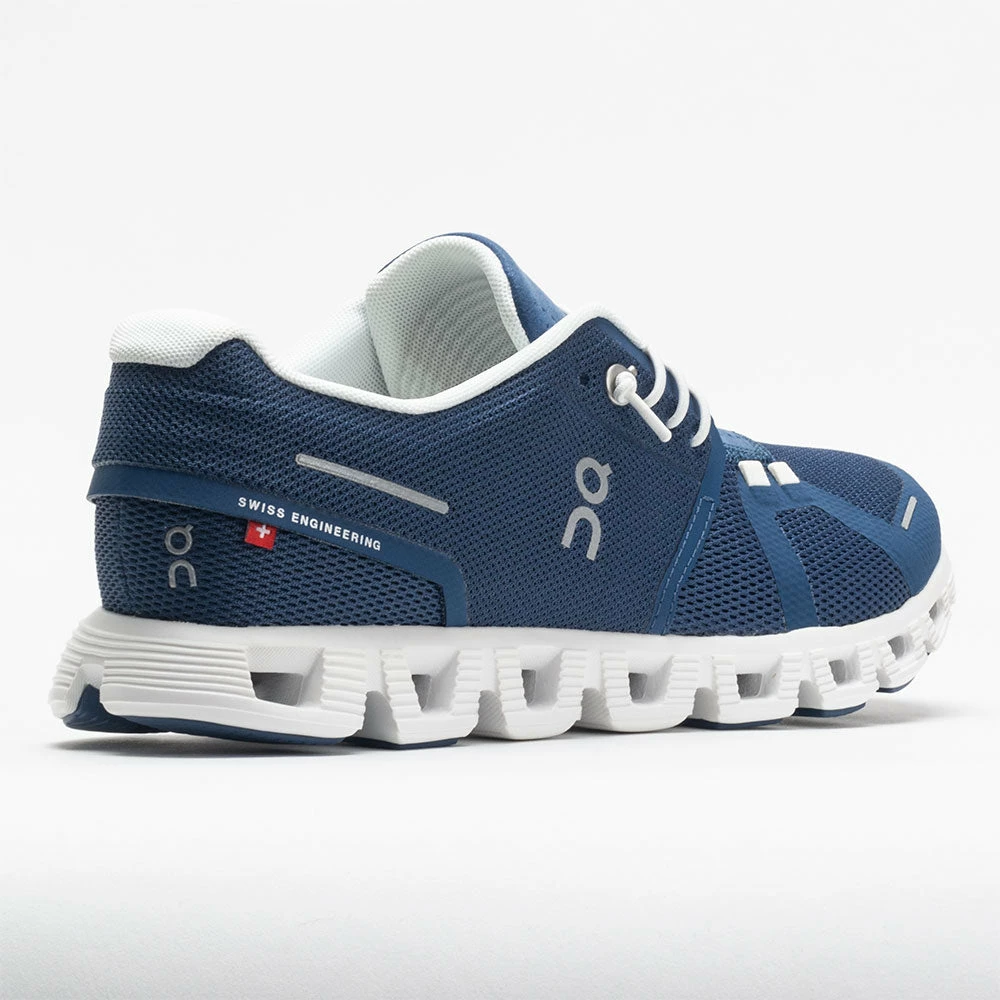 On Running Running Shoes On Cloud 5 Women's Denim/White 8 On Running Running Shoes On Cloud 5 Women's Denim/White