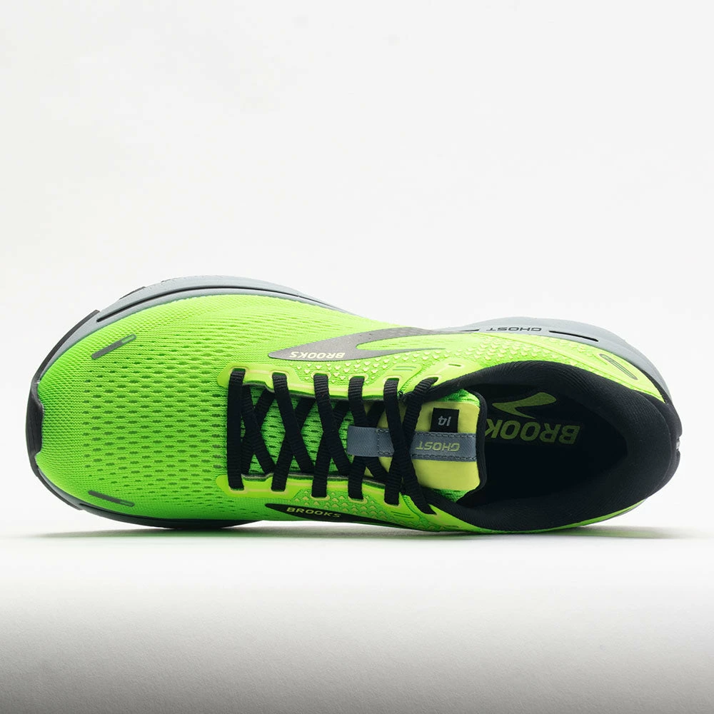 Brooks Ghost 14 Men's Green Gecko/Blue/Black 5 Brooks Ghost 14 Men's Green Gecko/Blue/Black