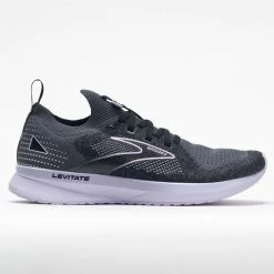 Brooks Levitate Stealthfit 5 Women's Black/Ebony/Lilac Running Shoes