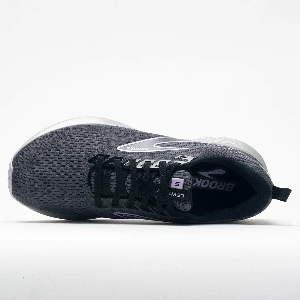Brooks Levitate 5 Women's Ebony/Black/Lilac Running Shoes 5 Brooks Levitate 5 Women's Ebony/Black/Lilac Running Shoes