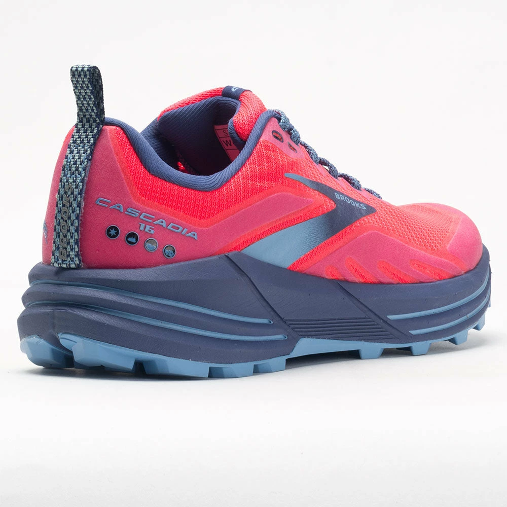 Trail Running Shoes Brooks Cascadia 16 Women's Pink/Flambe/Cobalt 8 Trail Running Shoes Brooks Cascadia 16 Women's Pink/Flambe/Cobalt