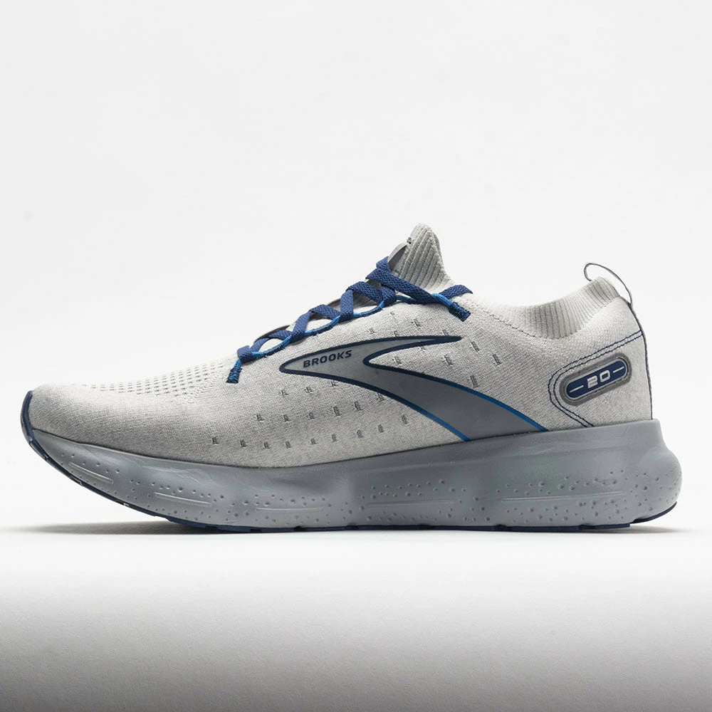 Brooks Glycerin StealthFit 20 Men's Oyster/Alloy/Blue Depths 4 Brooks Glycerin StealthFit 20 Men's Oyster/Alloy/Blue Depths