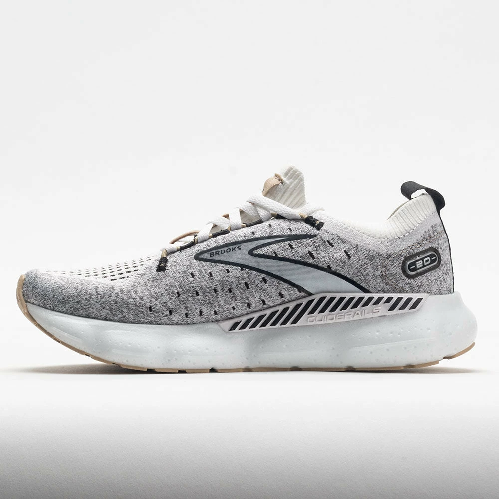 Running Shoes Brooks Glycerin StealthFit GTS 20 Women's White/Black/Cream 4 Running Shoes Brooks Glycerin StealthFit GTS 20 Women's White/Black/Cream