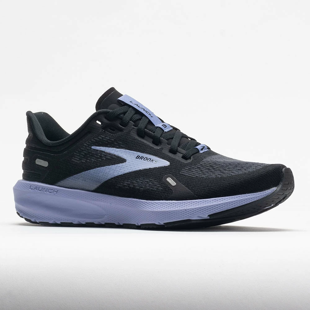 Running Shoes Brooks Launch 9 Women's Black/Ebony/Purple 7 Running Shoes Brooks Launch 9 Women's Black/Ebony/Purple