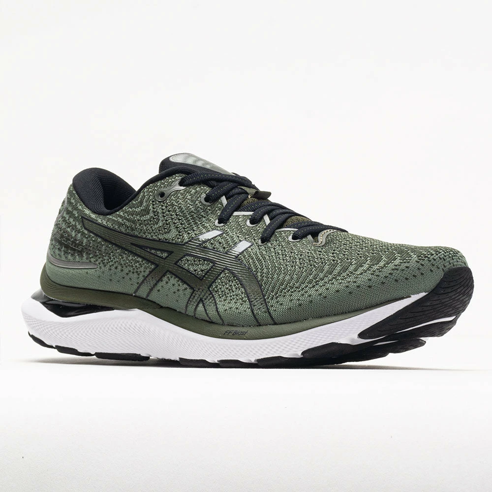 ASICS GEL-Cumulus 24 Men's Olive Canvas/Black 7 ASICS GEL-Cumulus 24 Men's Olive Canvas/Black