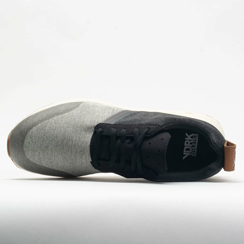 York Athletics Henry Runner Sweatshirt Men's Gray/Charcoal Running Shoes 5 York Athletics Henry Runner Sweatshirt Men's Gray/Charcoal Running Shoes