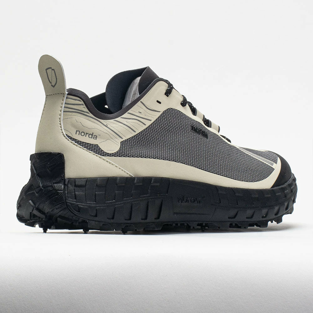 Norda 001 G+ Spike Men's Bone/Black Trail Running Shoes 8 Norda 001 G+ Spike Men's Bone/Black Trail Running Shoes