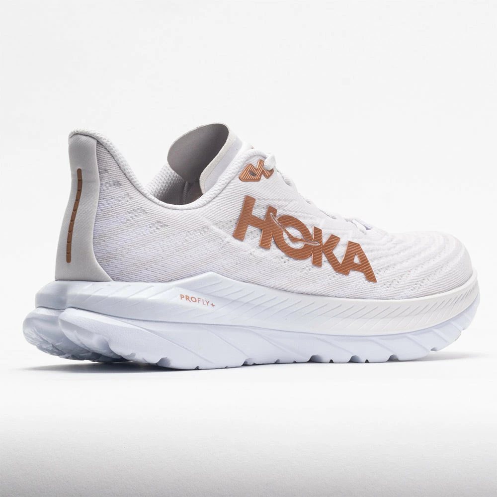 HOKA Mach 5 Men's White/Copper Running Shoes 8 HOKA Mach 5 Men's White/Copper Running Shoes