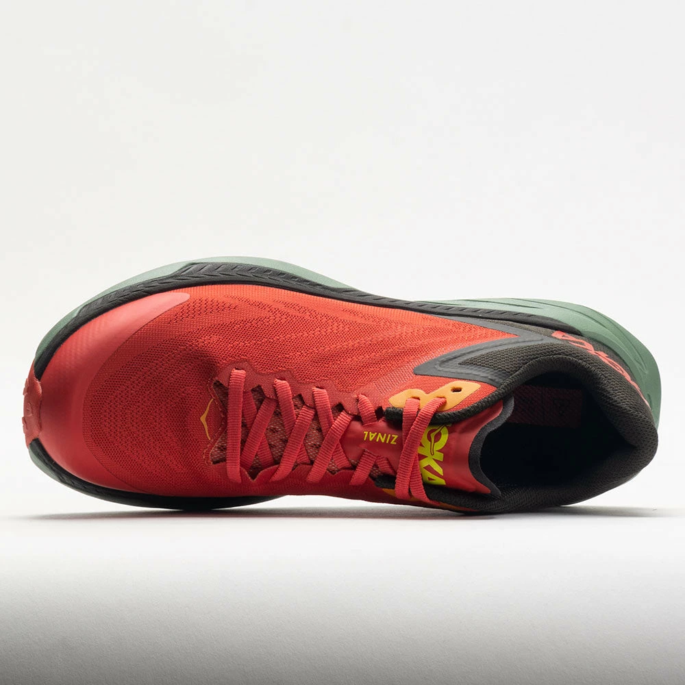 Trail Running Shoes HOKA Zinal Men's Fiesta/Black Olive 5 Trail Running Shoes HOKA Zinal Men's Fiesta/Black Olive