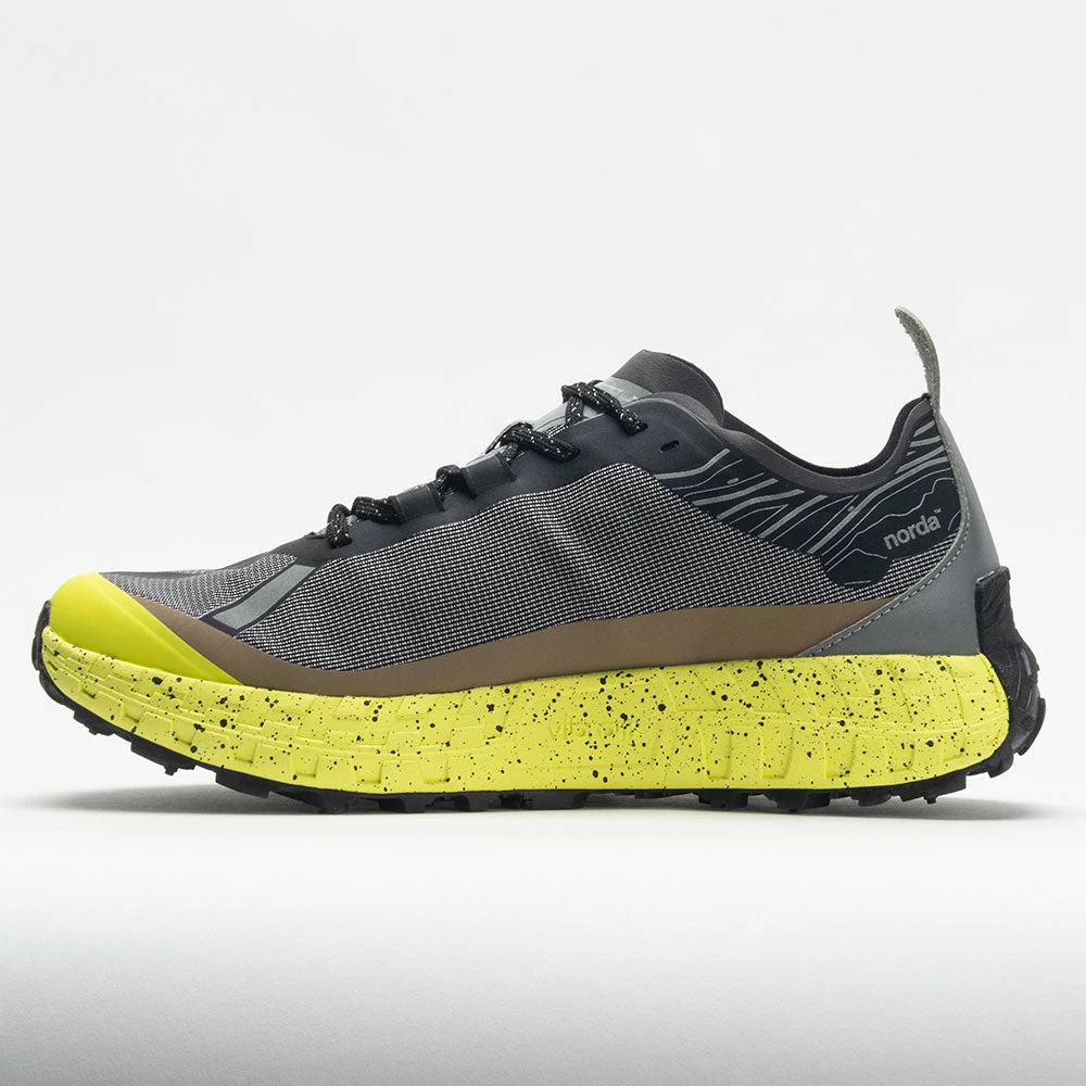 Trail Running Shoes Norda 001 LTD Edition Men's Black/Mud/Lime 4 Trail Running Shoes Norda 001 LTD Edition Men's Black/Mud/Lime