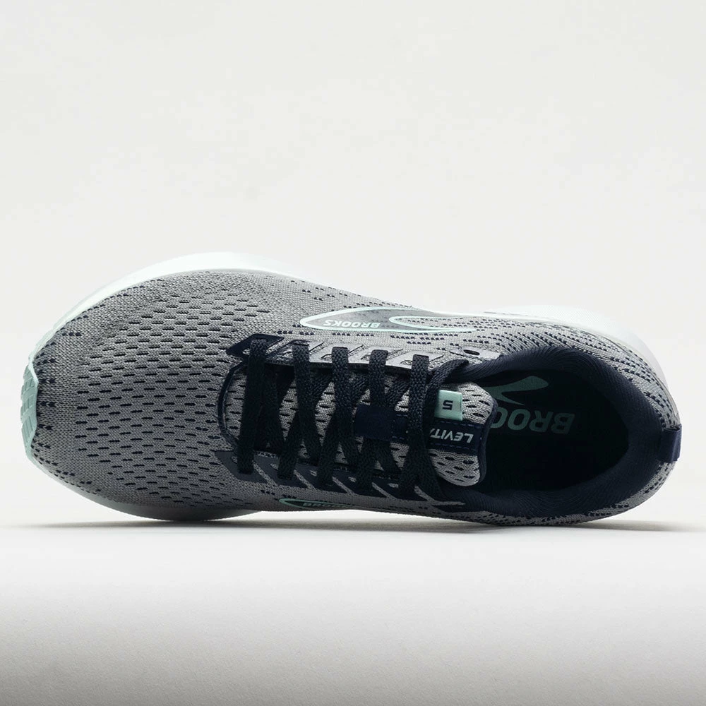Brooks Levitate 5 Women's Grey/Peacoat/Blue Light Running Shoes 5 Brooks Levitate 5 Women's Grey/Peacoat/Blue Light Running Shoes