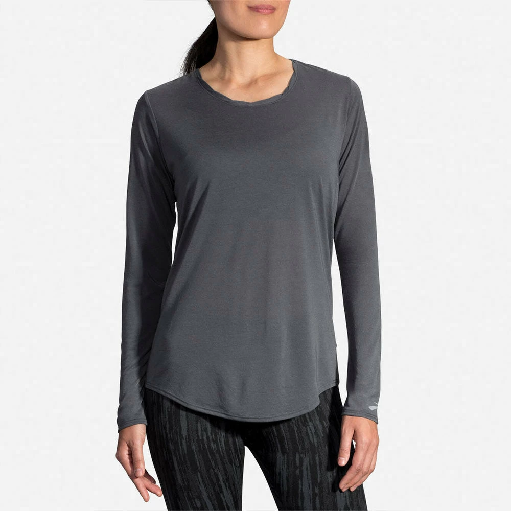 Brooks Distance Long Sleeve Top Women's (Old Version) Women's Clothing 3 Brooks Distance Long Sleeve Top Women's (Old Version) Women's Clothing