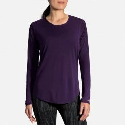 Brooks Distance Long Sleeve Top Women's (Old Version) Women's Clothing 12 Brooks Distance Long Sleeve Top Women's (Old Version) Women's Clothing
