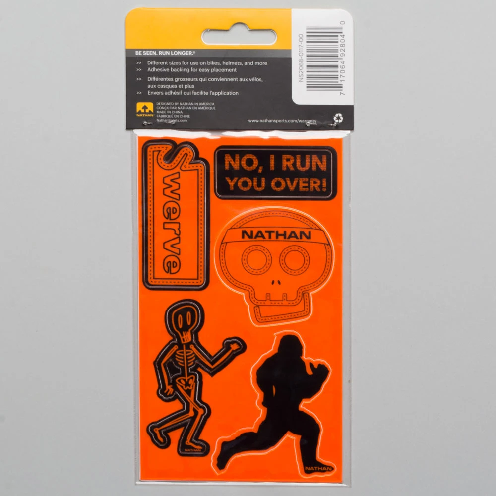Nathan Reflective Sticker Pack Visibility & Safety 4 Nathan Reflective Sticker Pack Visibility & Safety