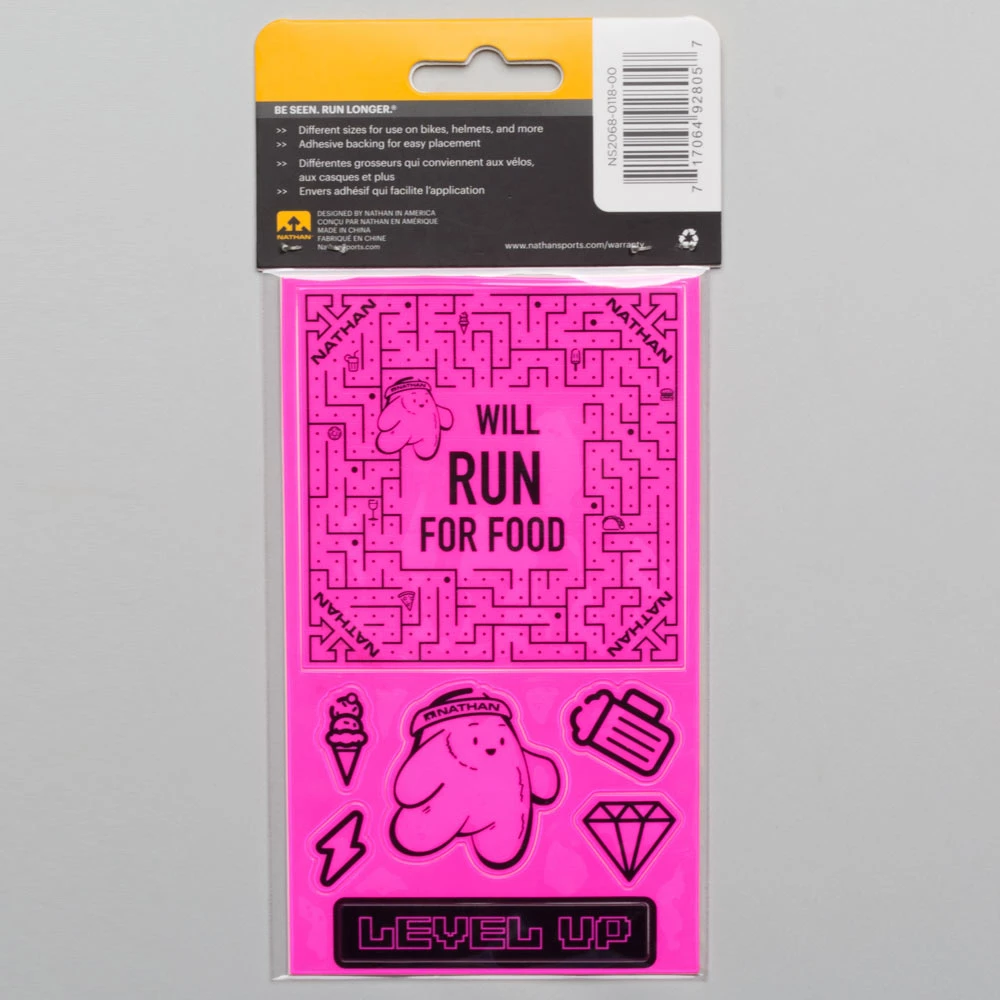 Nathan Reflective Sticker Pack Visibility & Safety 6 Nathan Reflective Sticker Pack Visibility & Safety