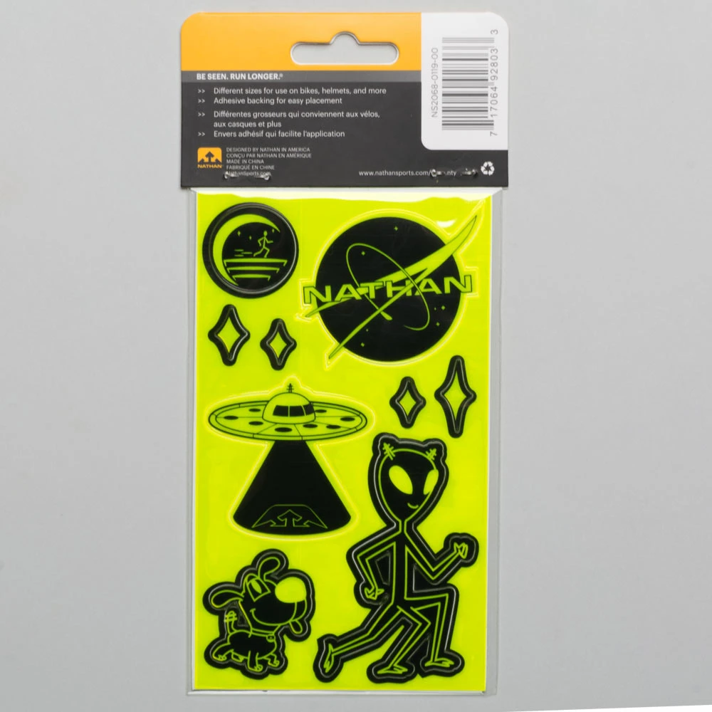 Nathan Reflective Sticker Pack Visibility & Safety 8 Nathan Reflective Sticker Pack Visibility & Safety
