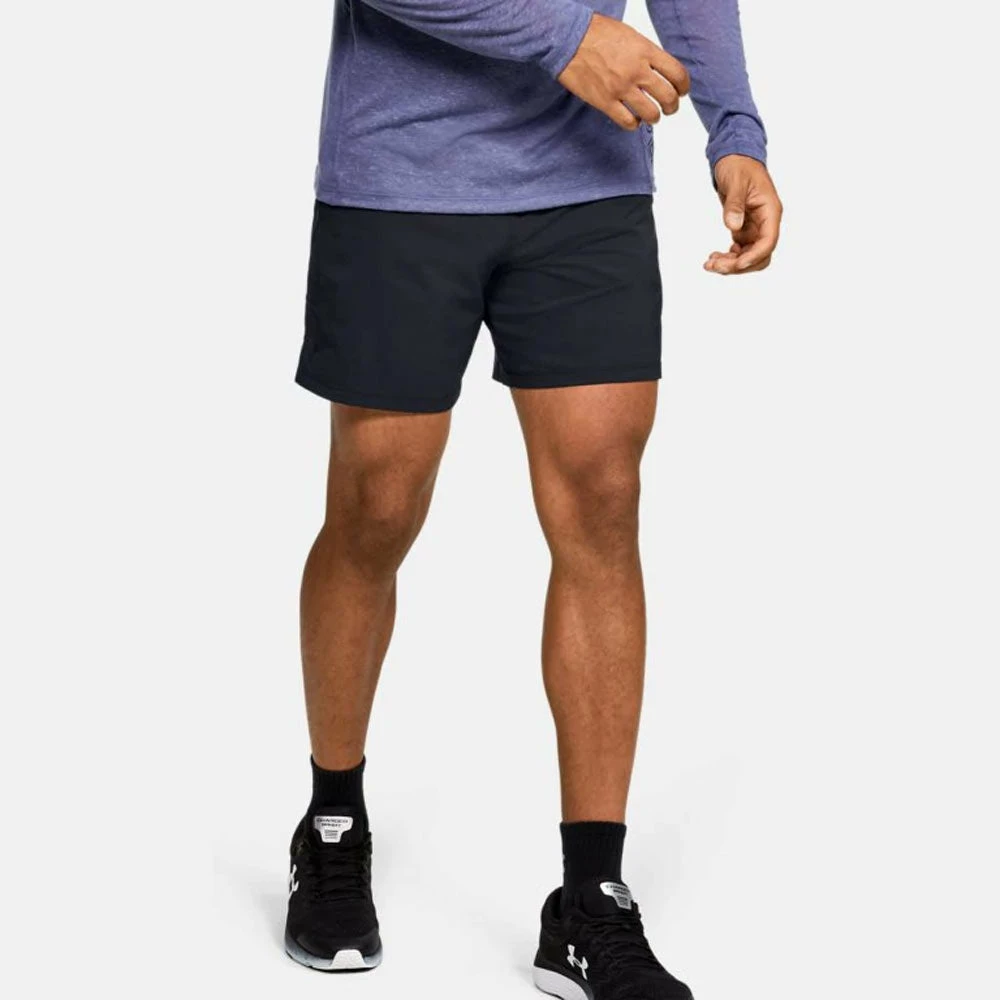 Under Armour Qualifier SpeedPocket 7" Linerless Shorts Men's Men's Clothing 3 Under Armour Qualifier SpeedPocket 7" Linerless Shorts Men's Men's Clothing